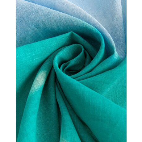 Pañuelo De Raso Con Estampado Ombre Combinacion Multicolor