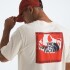 Remera de manga corta regular Stay Exploring White Dune