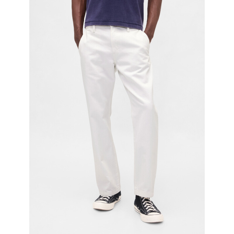 STRAIGHT FIT WHITE TROUSER WHITE V2 GLOBAL 2