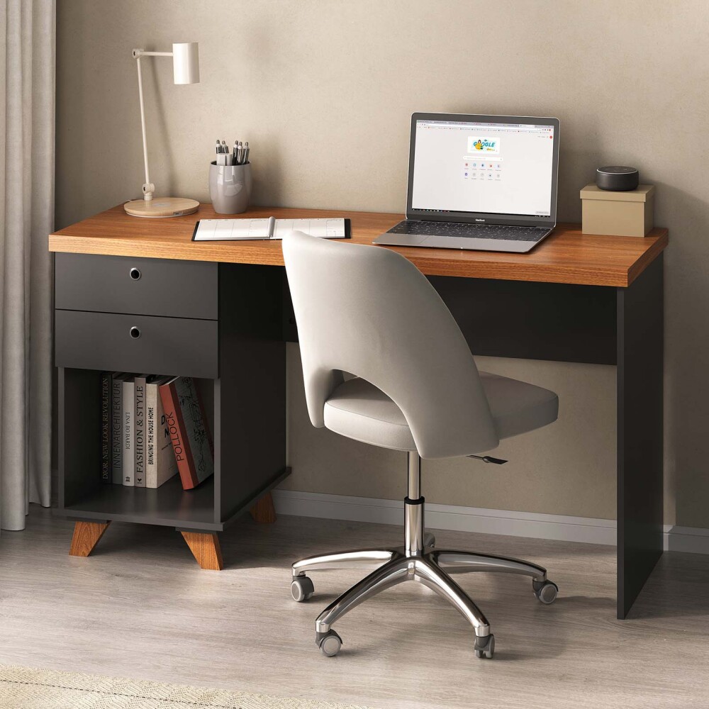 ESCRITORIO MDF MARRON SKY
