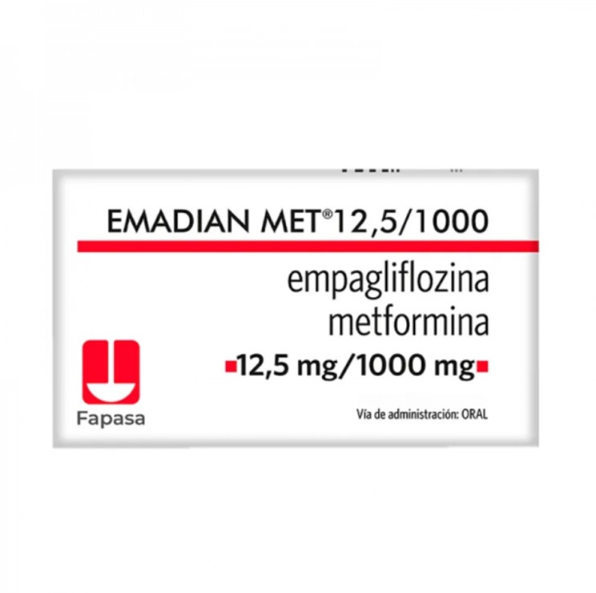 EMADIAN MET 12,5/1000 MG CJ X 60 COMP RE 