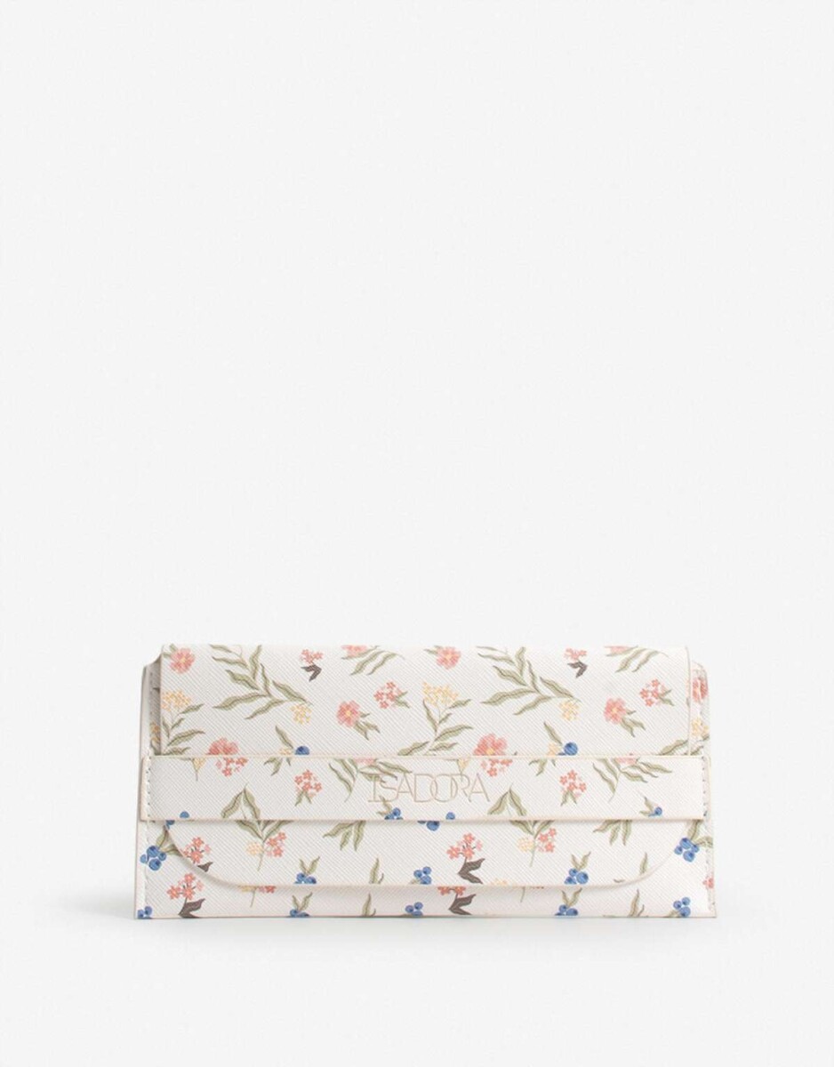Estuche De Anteojos De Pu Estampado - Estampado Flores 