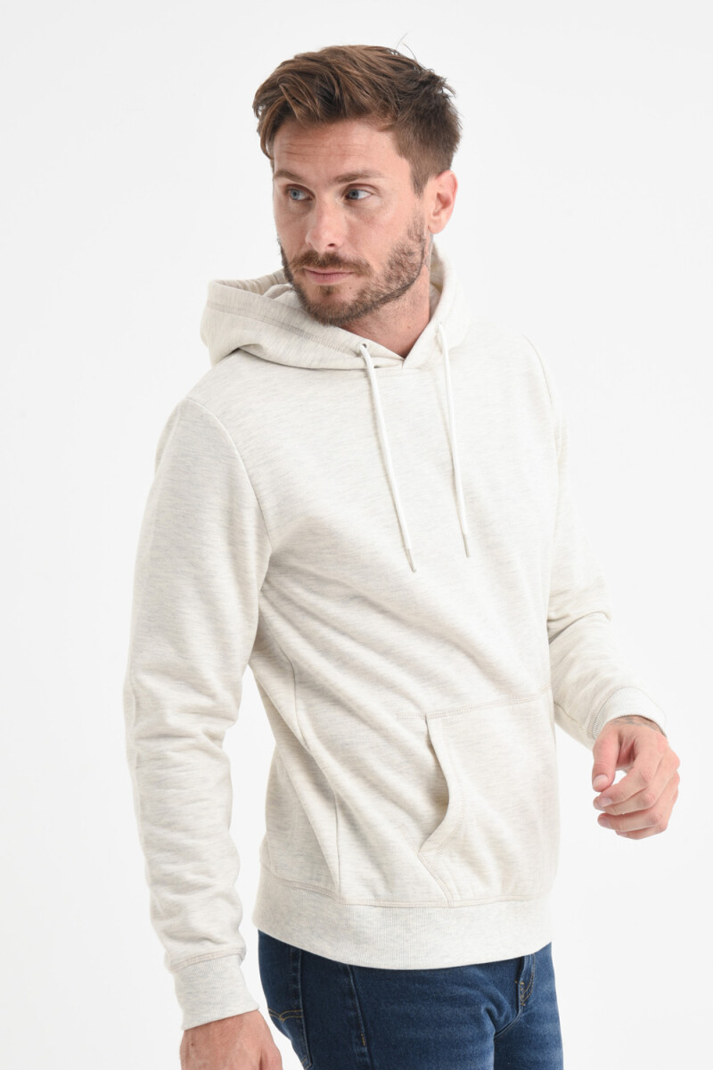 Hoodie deportivo Gris Claro Melange