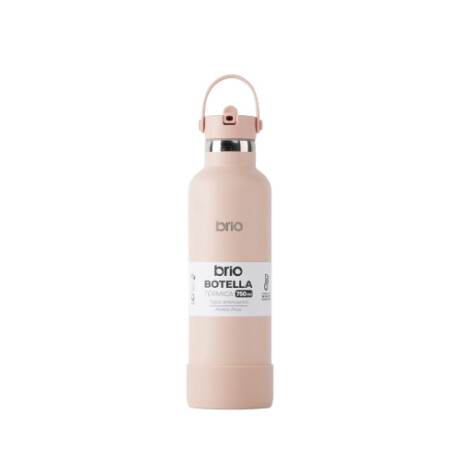 Botella En Acero Inoxidable brio 750ml Con Sorbito Y Manija Salmón