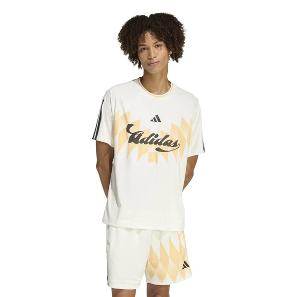 REMERA ADIDAS M TIRO GC Hombre KB1625 Blanco-negro