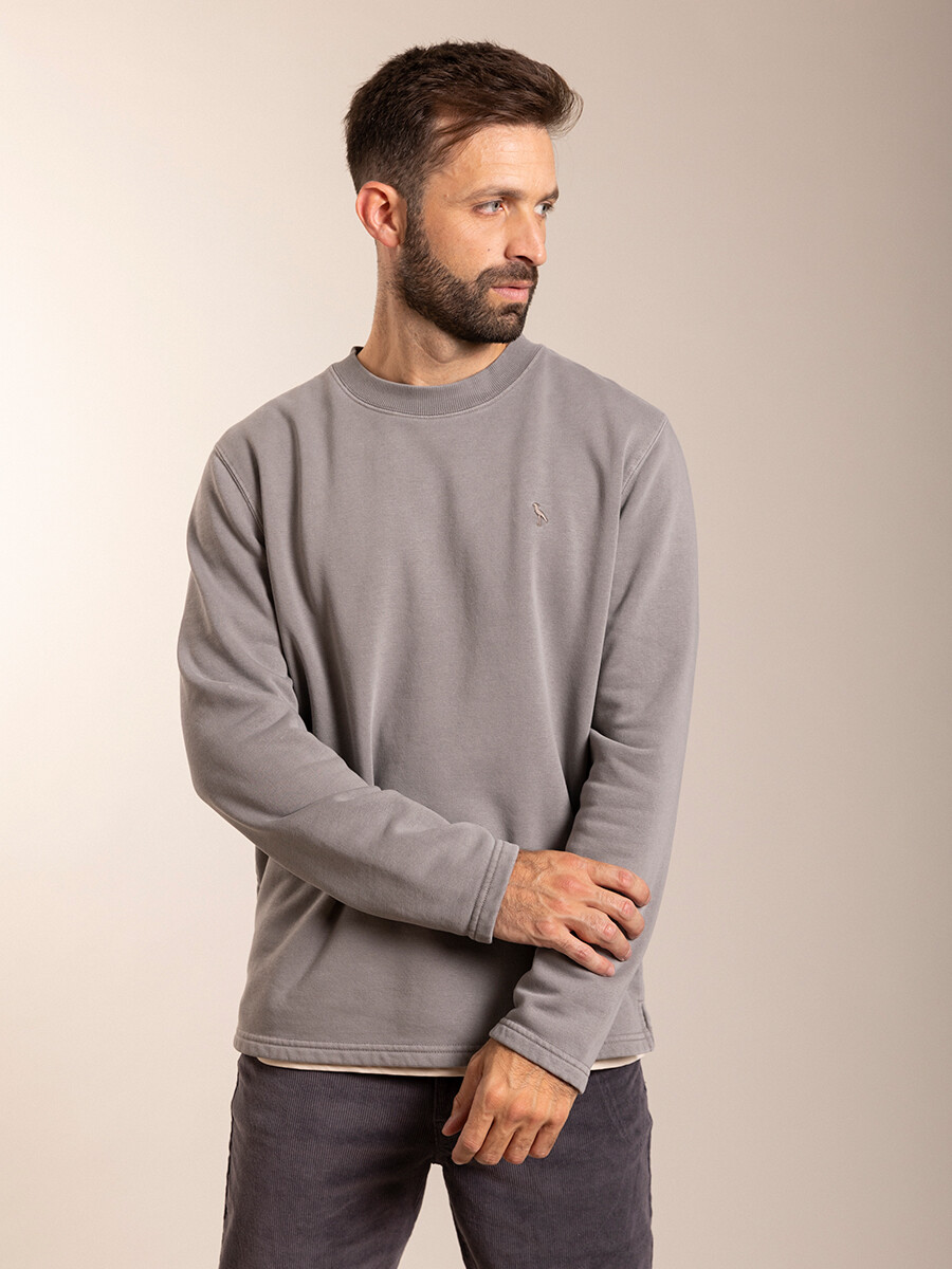 SWEATER RAVI POLANCO - Gris Claro 