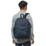 Mochila Portalaptop Cross Town Plus Black/Black/Azul