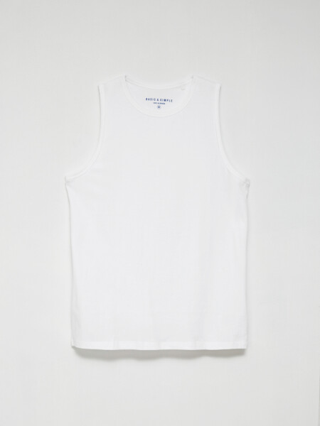 Musculosa Básica Blanco