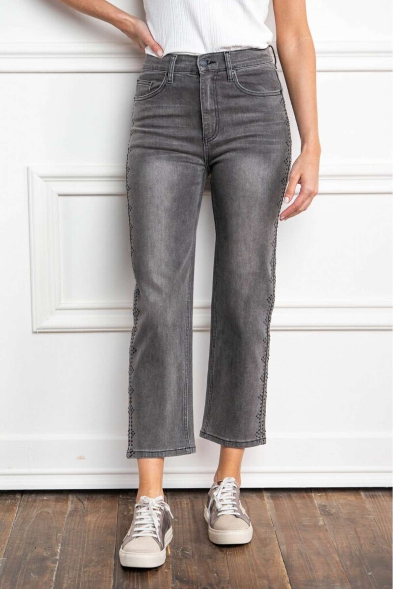 Jean Apliques - Denim Gris 