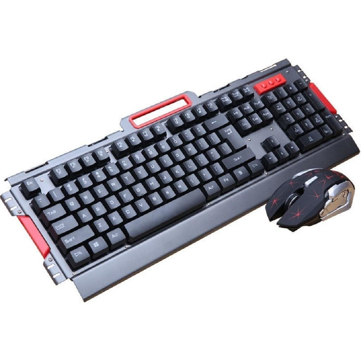 Combo Kit Teclado + Mouse Inalámbricos Gamer 2400 Dpi 