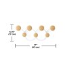 Perchero de pared 7 ganchos Dotsy Perchero de pared 7 ganchos Dotsy