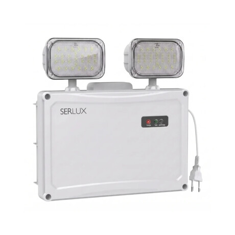 LUMINARIA DE EMERGENCIA DE 2 FOCOS - IP65 Luminaria De Emergencia De 2 Focos