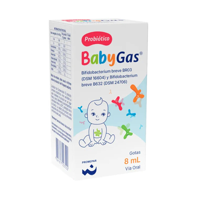 BABYGAS PROBIOTICOS FCO X 8 ML única