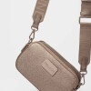 Bandolera Penny En Efecto Cuero Zaffiano Metalizado
