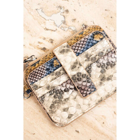 Tarjetero Animal Print Multi Snake