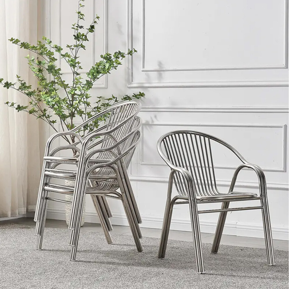 Silla Rayax Con Apoyabrazos - Aluminio Silla Rayax Con Apoyabrazos - Aluminio