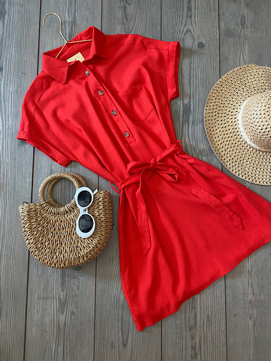 Vestido Gia - Rojo 