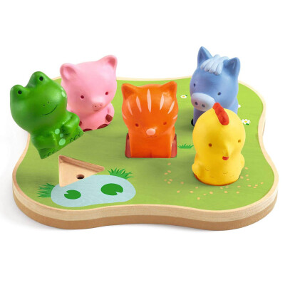 Puzzle Madera con Sonido Caconimo Djeco Puzzle Madera con Sonido Caconimo Djeco