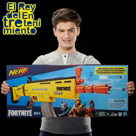 Lanzador Pistola Dardos Nerf Fortnite Hasbro + Regalo Amarillo