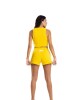 Conjunto Musculosa Y Short Amarillo Lbm U