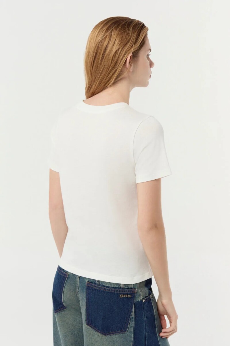 REMERA BUCK Off White