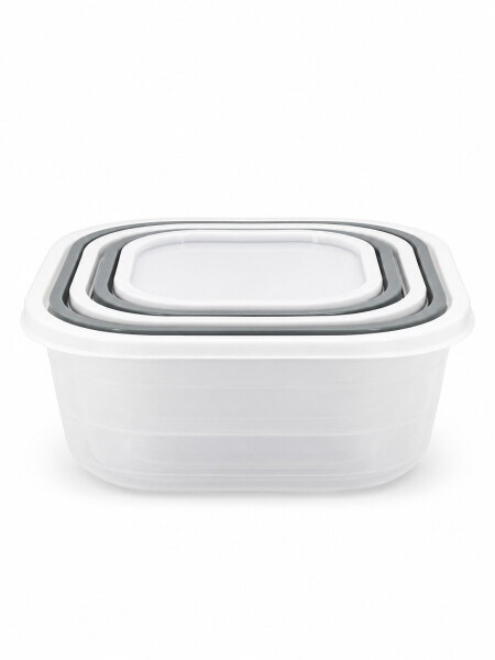 CONTENEDOR ALIMENTOS PACK X 5 MULTICOLOR.