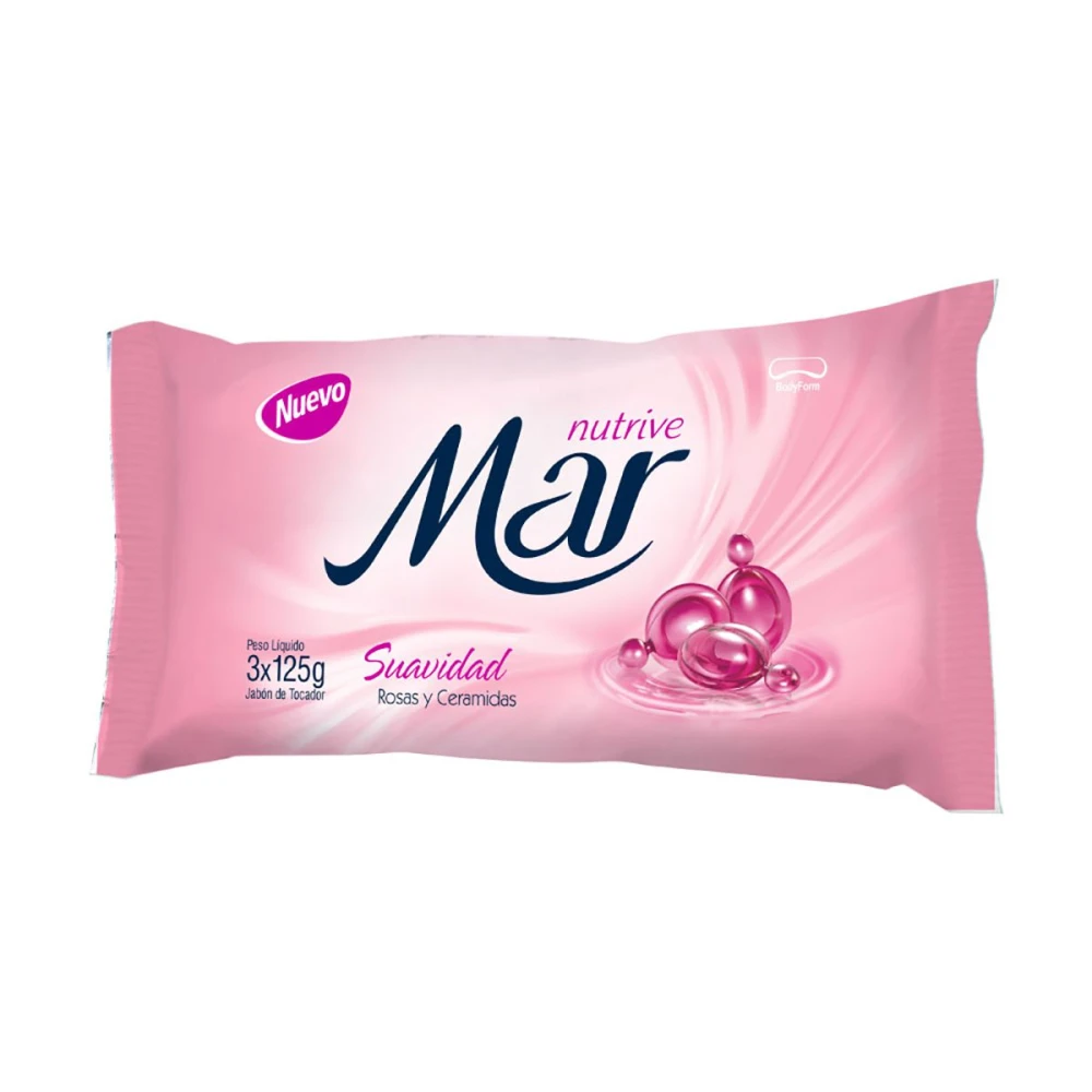 MAR EST ROSA SUAVIDAD JABON X3 UNID. X 1