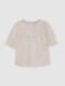 Blusa Detalle Jaretas Blanco