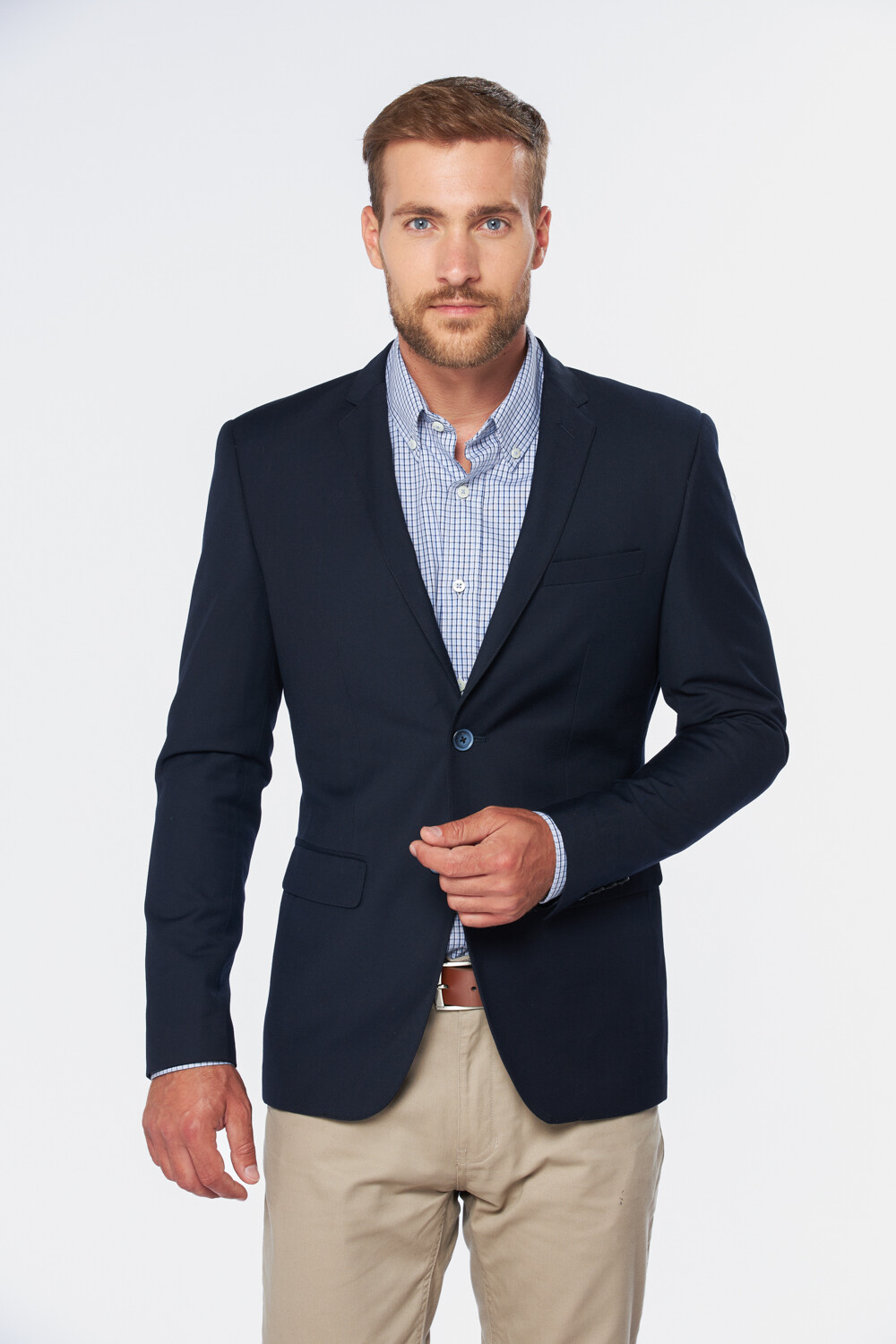 SACO SPORT SLIM FIT Azul