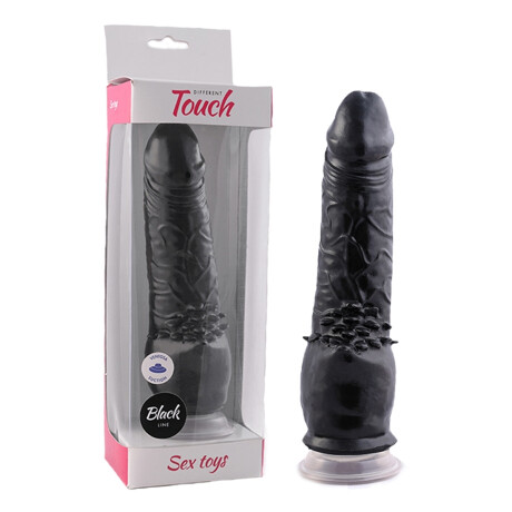 Consolador Cliterific Con Ventosa Negro