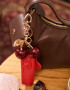 Llavero Glitter Llavero Y Charm "girly Coffee Era" - Rojo Medio