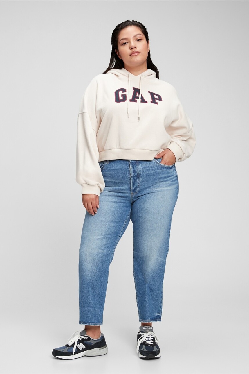 Jean Cheeky Straight Tiro Alto Mujer Medium Indigo 8