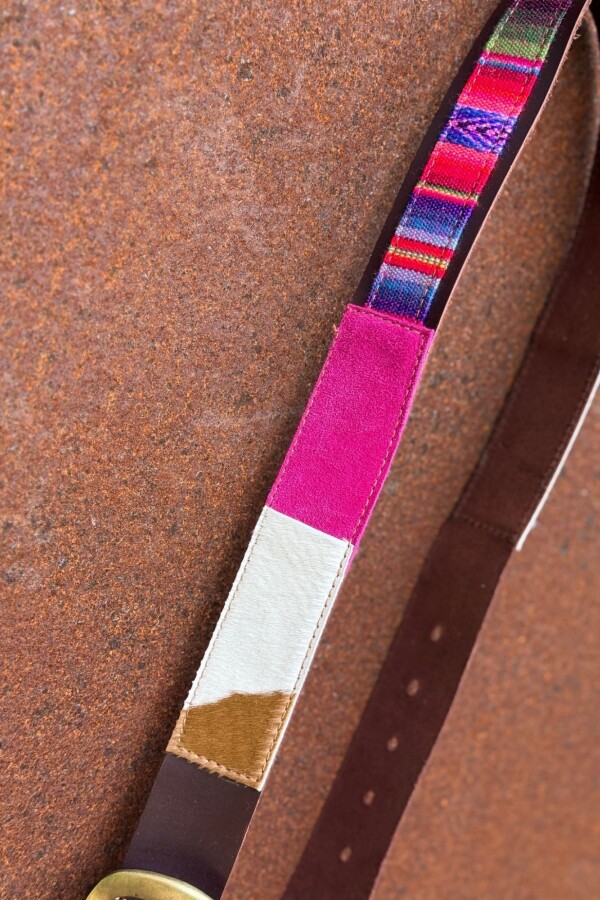 Handcrafted Belt Fucsia