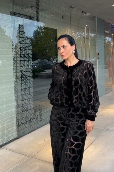 Chaqueta bomber Eleanor Negro