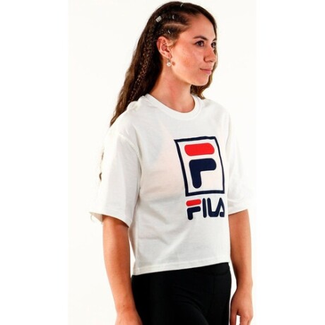 Camiseta para Mujer Fila Stack New Blanca Camiseta para Mujer Fila Stack New Blanca