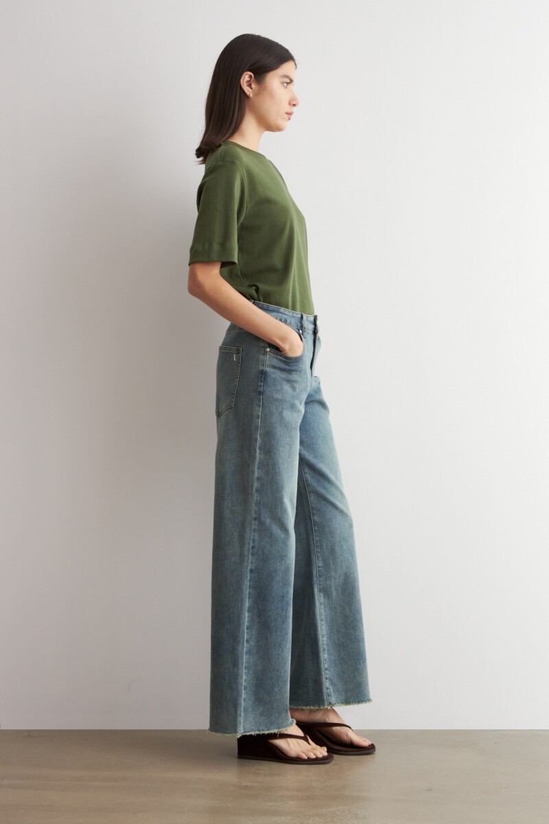 Jean wide leg Sil jean medio