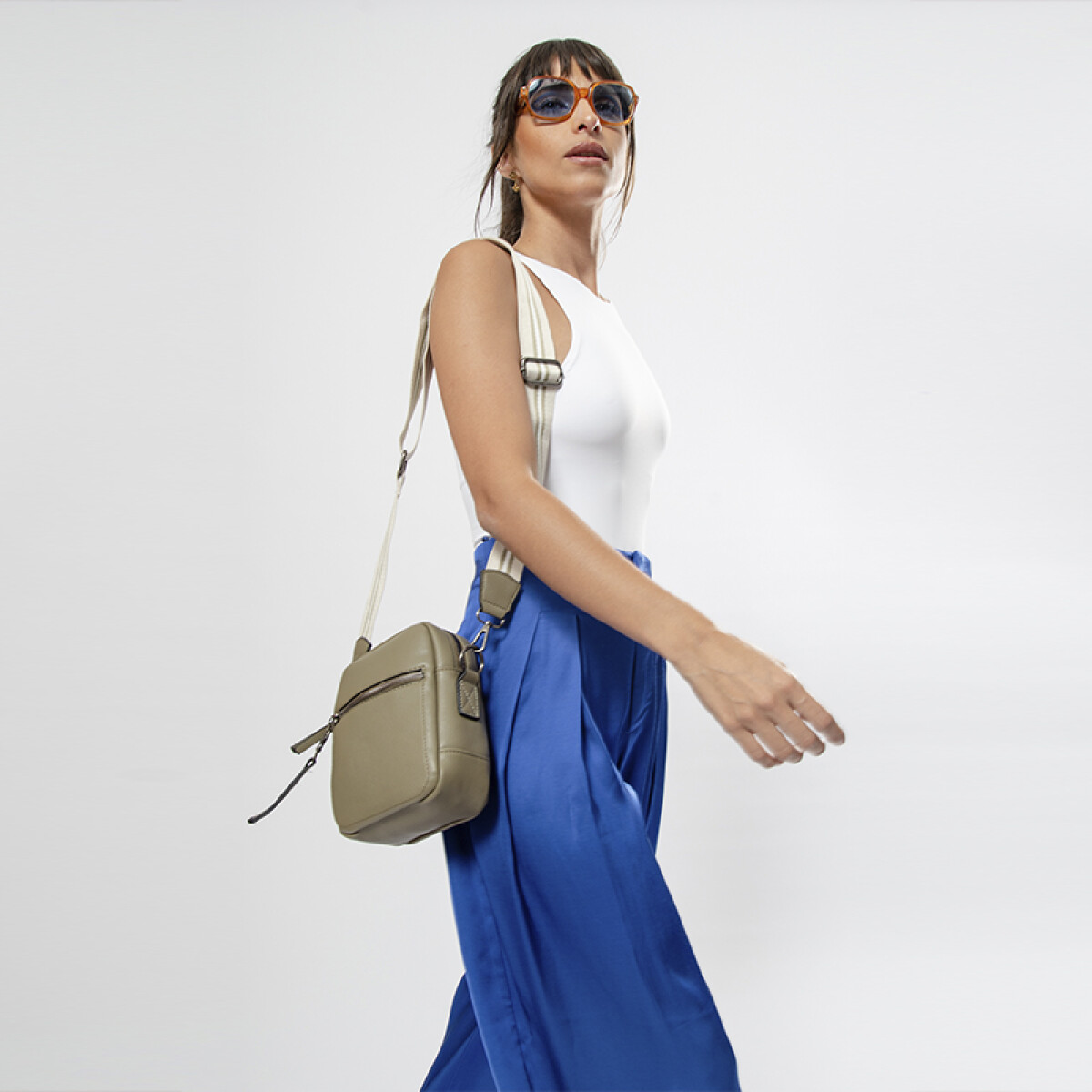 BANDOLERA MORRAL COPACABANA - OLIVA 