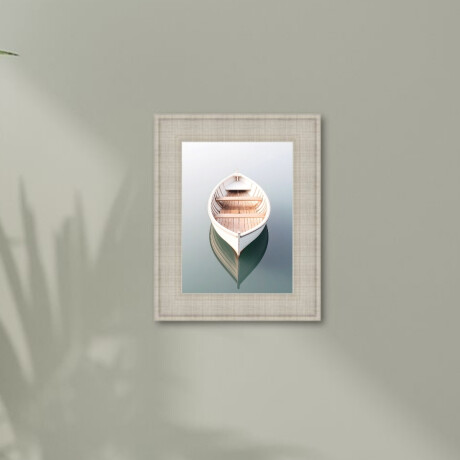 Portarretrato 13x18 dos tonos texturas naturales BEIGE