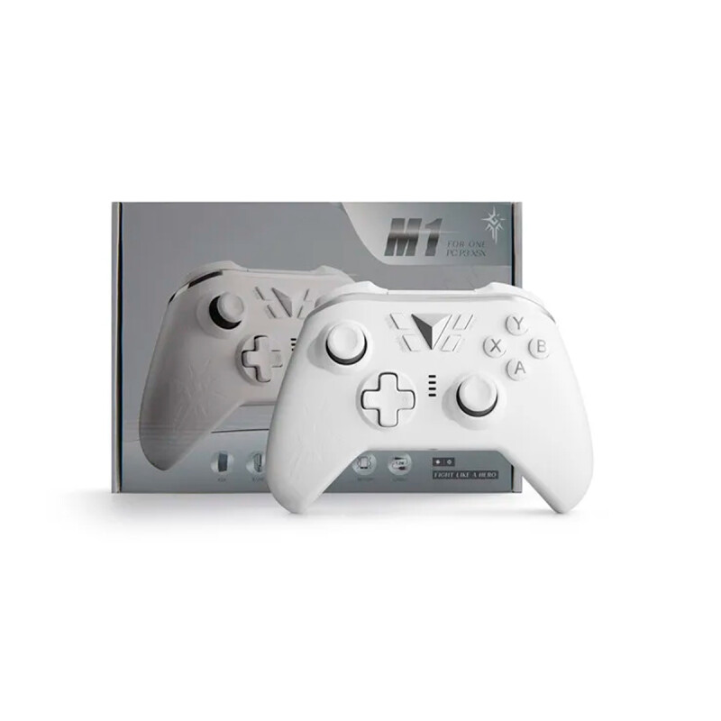 Joystick inalámbrico M1 para Xbox, PC y PS3 Blanco Joystick inalámbrico M1 para Xbox, PC y PS3 Blanco
