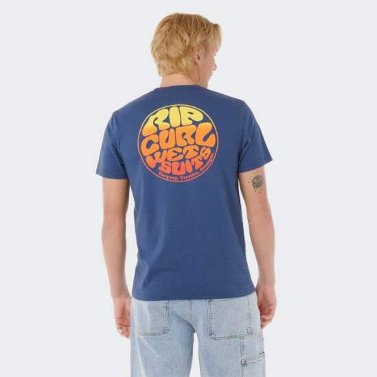 Remera Rip Curl Wettie Passage Icon Azul