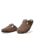 Zuecos de Hombre Freeway Casual 1 Hebilla Taupe