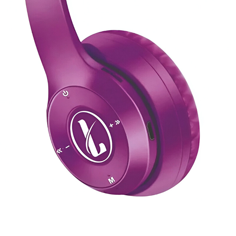 Auriculares Inalambricos De Niño Ledstar Cat Violeta Auriculares Inalambricos De Niño Ledstar Cat Violeta