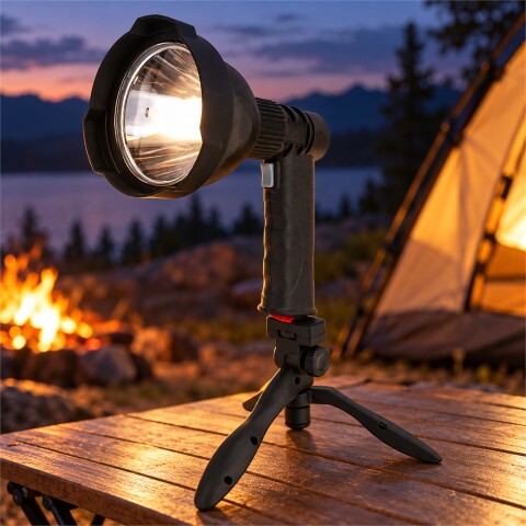Foco Faro Tipo Mulita 10 Watts Recargable Linterna Tripode Foco Faro Tipo Mulita 10 Watts Recargable Linterna Tripode