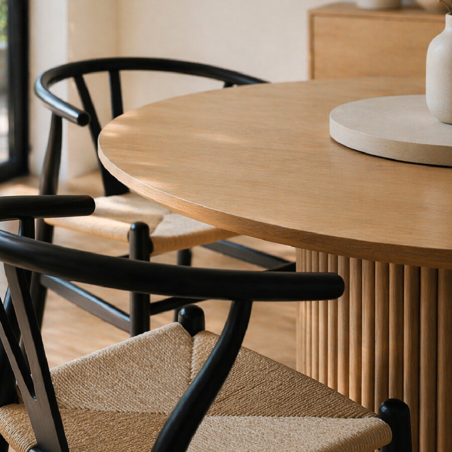 Silla Wishbone Black