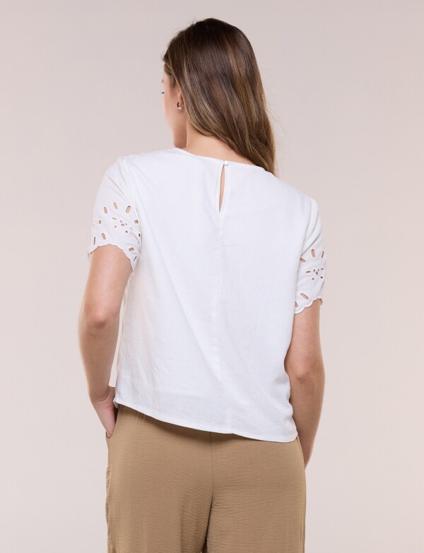 Blusa De Lino Calada CRUDO