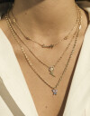 Collares Cortos Metal Collar Corto Lovely - Dorado