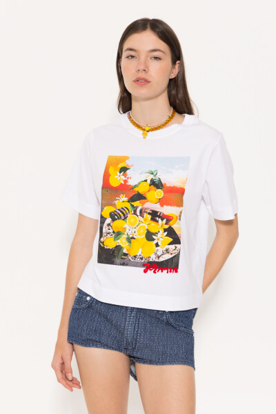 REMERA LEMON Blanco