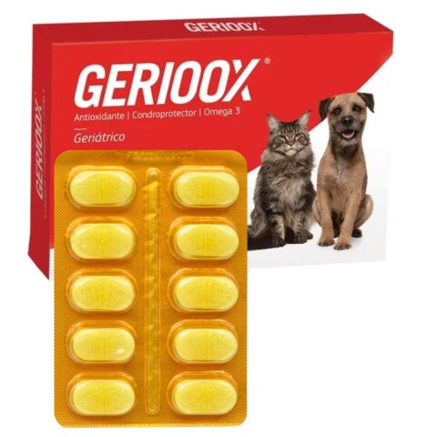 GERIOOX ANTIOXIDANTE CON OMEGA 3 CONDROPROTECTOR BLISTER 10 COMPRIMIDOS