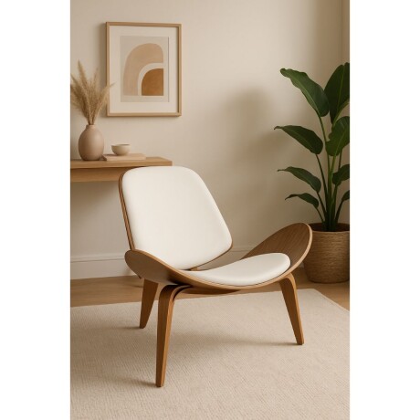 Butaca Shell Beige