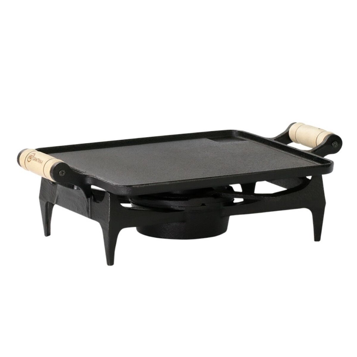 Brasero de hierro con mechero 38x24x10 cms 
